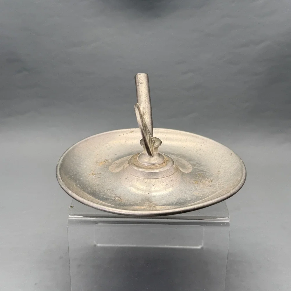 Vintage Woodbury Pewterers Pewter Golf Club Ring Trinket Ashtray